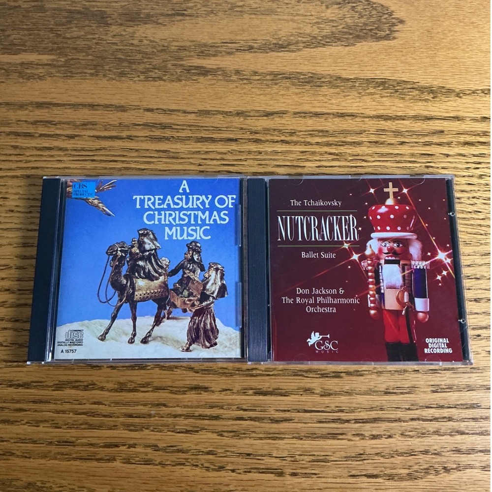 Christmas CD Lot A Treasury of Christmas Music & Tchaikovsky Nutcracker Ballet